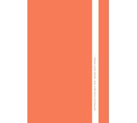 Apricot Crush Notebook / Pantone Color of the Year 2024/ 100 pages dot grid 6 x 9 A5