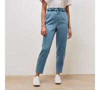Apricot Women's Freya Paper Bag Waist Slim Fit Jeans in Blue | Size: 18 Apricot Blue 18