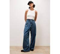 Apricot Gabi Wide Leg Jeans In Blue Blue 12