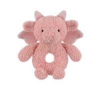 Apricot Lamb Baby Dragon Pink Soft Rattle Toy,Hold and Shake Toy with Sound, Plush Stuffed Animal for Newborn Infant Babies Soft Over 0 Months (Pink)