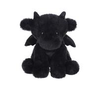 Apricot Lamb Black Dragon Plush Stuffed Animals for Kids, Soft Cute Plush Toys for Baby Girl and Boy, Fluffy Black Dragon Black