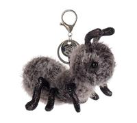 Apricot Lamb Black Evil Ant Keychain Insect Stuffed Plush Keychain, Soft Plushies Cute Keychain Toys for Kids' Bag, Backpack, Purse, Black 6.3 Inches