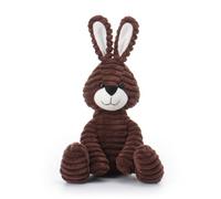 Apricot Lamb Brown Corduroy Bunny Plushies Stuffed Animals for Baby Girl and Boy, Soft Cute Plush Toys for Kids, Rabbit 9 Inches