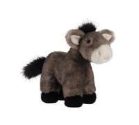 Apricot Lamb Charming Donkey Plushies Stuffed Animals for Kids, Soft Cute Plush Toys for Baby Girl and Boy, Fluffy Charming Donkey Grey 8.3 Inches