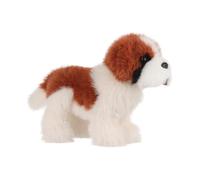 Apricot Lamb Charming Saint Bernard Dog Puppy Plushies Stuffed Animals for Kids, Soft Cute Plush Toys for Baby Girl and Boy, Fluffy Charming Saint Bernard Dog Brown 7.1 Inches