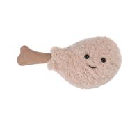 Apricot Lamb Chicken Leg Plush Stuffed Animals for Kids, Soft Cute Plush Toys for Baby Girl and Boy, Fluffy Chicken Leg Brown 7.1 Inches