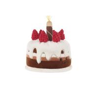 Apricot Lamb Chocolate Cake Plushies Stuffed Animals for Kids, Soft Cute Plush Toys for Baby Girl and Boy, Fluffy White Food 7 Inches