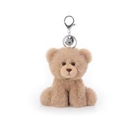 Apricot Lamb Clever Bear Stuffed Plush Keychain, Soft Plushies Cute Keychain Toys for Kids' Bag, Backpack, Purse, Brown 4.5 Inches