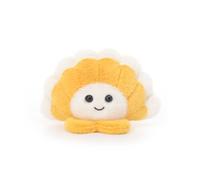 Apricot Lamb Clever Scallop Plushies Stuffed Animals for Baby Girl and Boy, Soft Cute Plush Toys for Kids, 5.1 Inches