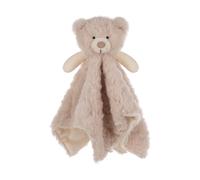 Apricot Lamb Cream Flower Bear Blanket Cute Comforter Soft Loveys for Baby Boy and Girl, Security Blanket for Babies, Infant and Toddlers, Cream 13.8x13.8 Inches