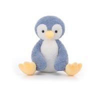 Apricot Lamb Dark Blue Velvet Penguin Plushies Stuffed Animals for Kids, Soft Cute Plush Toys for Baby Girl and Boy, Fluffy Blue