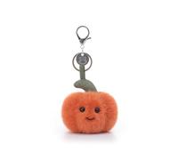 Apricot Lamb Delicious Pumpkin Stuffed Plush Keychain, Soft Plushies Cute Keychain Toys for Kids' Bag, Backpack, Purse, Orange Vegetable 3.5 Inches