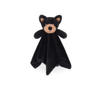 Apricot Lamb Doberman Cute Comforter Soft Loveys for Baby Boy and Girl, Security Blanket for Babies, Infant and Toddlers, Black Dog Puppy 14x14 Inches