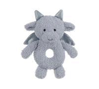 Apricot Lamb Dragon Rattle Soft Baby Rattle for Boys and Girls, Plush Stuffed Animal Rattle Toy Lovey for The Newborn, 0-3 Months, 0-6 Months and Above, 6.5 Inches (Purple)