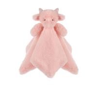Apricot Lamb Dragon Soft Loveys for Babies, Security Blanket for Baby Boy and Girl, 13.8 Inches for Infant and Toddlers Pink