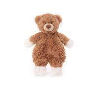 Apricot Lamb Flower Bear Cute Comforter Plush Security Blanket for Baby Boy and Girl, Cuddly Lovey for Infant and Toddlers, Brown 10 Inches