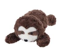 Apricot Lamb Fluffy Lying Sloth Plush Stuffed Animals for Kids, Soft Cute Plushies Toys for Baby Girl and Boy, Fluffy Fluffy Lying Sloth 11.9 Inches