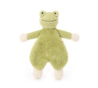 Apricot Lamb Frog Blanket Cute Comforter Soft Loveys for Baby Boy and Girl, Security Blanket for Babies, Infant and Toddlers, Green