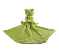 Apricot Lamb Frog Blanket Loveys Cute Comforter for Baby Boy and Girl, Soft Security Blanket for Babies, Infant and Toddlers, 13 Inches