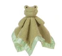 Apricot Lamb Frog Cute Comforter Soft Loveys Security Blanket for Baby 13"