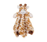 Apricot Lamb Giraffe Blanket Cute Comforter Soft Loveys for Baby Boy and Girl, Security Blanket for Babies, Infant and Toddlers, Brown 13.8x13.8 Inches