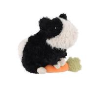Apricot Lamb Greedy Guinea Pig Zhima Plushies Stuffed Animals for Kids, Soft Cute Plush Toys for Baby Girl and Boy, Fluffy Greedy Guinea Pig Zhima Black 4.8 Inches