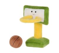 Apricot Lamb Happy Basketball Plushies Stuffed Animals for Kids, Soft Cute Plush Toys for Baby Girl and Boy, Fluffy Green Happy Basketball 10.3 Inches
