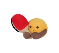 Apricot Lamb Happy Table Tennis Plushies Stuffed Animals for Kids, Soft Cute Plush Toys for Baby Girl and Boy, Fluffy Yellow Happy Table Tennis