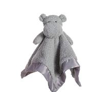 Apricot Lamb Hippo Security Blanket Soft Plush Lovey Comforter 14"