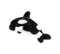 Apricot Lamb Killer Whale Orca Plushies Stuffed Animals for Kids, Soft Cute Plush Toys for Baby Girl and Boy, Fluffy Killer Whale Black