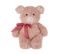 Apricot Lamb Lazy Pig Plush Stuffed Animals for Kids, Soft Cute Plush Toys for Baby Girl and Boy, Fluffy Pig Pink 8.7 Inches