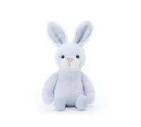 Apricot Lamb Light Blue Rachel Bunny Rabbit Plushies Stuffed Animals for Baby Girl and Boy, Soft Cute Plush Toys for Kids, 7.5 Inches