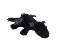 Apricot Lamb Lying Dragon Plush Stuffed Animals for Kids, Soft Cute Dinosaur Plushies Toys for Baby Girl and Boy, Fluffy Lying Dragon Black
