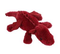 Apricot Lamb Lying Dragon Plush Stuffed Animals for Kids, Soft Cute Plush Toys for Baby Girl and Boy, Large Fluffy Lying Dragon Red
