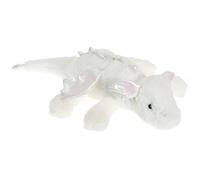 Apricot Lamb Lying Dragon Plush Stuffed Animals for Kids, Soft Cute Plush Toys for Baby Girl and Boy, Large Fluffy Lying Dragon Whit