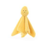 Apricot Lamb Mango Cute Comforter Plush Security Blanket for Baby Boy and Girl, Cuddly Lovey for Infant and Toddlers, Yellow 14x14 Inches