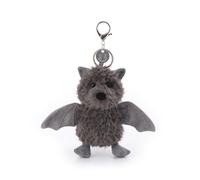 Apricot Lamb Mysterious Bat Stuffed Plush Keychain, Soft Plushies Cute Keychain Toys for Kids' Bag, Backpack, Purse, Grey 4.5 Inches