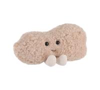 Apricot Lamb Peanut Plush Stuffed Animals for Kids, Soft Cute Plush Toys for Baby Girl and Boy, Fluffy Peanut Brown