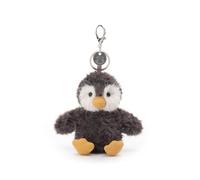 Apricot Lamb Peter Penguin Stuffed Plush Keychain, Soft Plushies Cute Keychain Toys for Kids' Bag, Backpack, Purse, Black 4.3 Inches