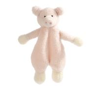 Apricot Lamb Pig Blanket Cute Comforter Soft Loveys for Baby Boy and Girl, Security Blanket for Babies, Infant and Toddlers, Pink