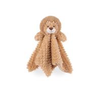 Apricot Lamb Plush Lion Cute Comforter Plush Security Blanket for Baby Boy and Girl, Cuddly Lovey for Infant and Toddlers, Brown 14x14 Inches