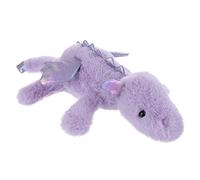 Apricot Lamb Purple Lying Dragon Plushies Stuffed Animals for Kids, Soft Cute Plush Toys for Baby Girl and Boy, Fluffy Purple Lying Dragon 15 Inches