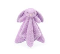 Apricot Lamb Purple Peach Bunny Rabbit Cute Comforter Plush Security Blanket for Baby Boy and Girl, Cuddly Lovey for Infant and Toddlers, Purple 14x14 Inches