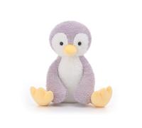 Apricot Lamb Purple Velvet Penguin Plushies Stuffed Animals for Baby Girl and Boy, Soft Cute Plush Toys for Kids, 8.7 Inches