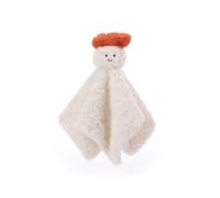 Apricot Lamb Salmon Sushi Cute Comforter Soft Loveys for Baby Boy and Girl, Security Blanket for Babies, Infant and Toddlers, White Food