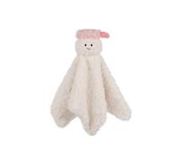 Apricot Lamb Shrimp Sushi Blanket Cute Comforter Soft Loveys for Baby Boy and Girl, Security Blanket for Babies, Infant and Toddlers, White 13.8x13.8 Inches