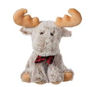 Apricot Lamb Soft Toys Moose Plush Gray Reindeer Elk Wapiti Stuffed Animal Soft Cuddly Perfect for Child (Reindeer, 8 Inches)