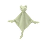 Apricot Lamb Square Frog Cute Comforter Plush Security Blanket Lovey 13"