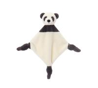 Apricot Lamb Square Panda Cute Comforter Plush Security Blanket Lovey 13"