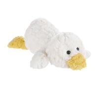 Apricot Lamb Stuffed Animal Lying Duck Yellow Soft Toys Plush 11"